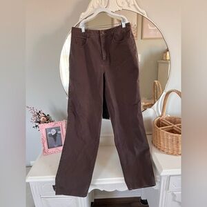 Talbots brown cotton pants